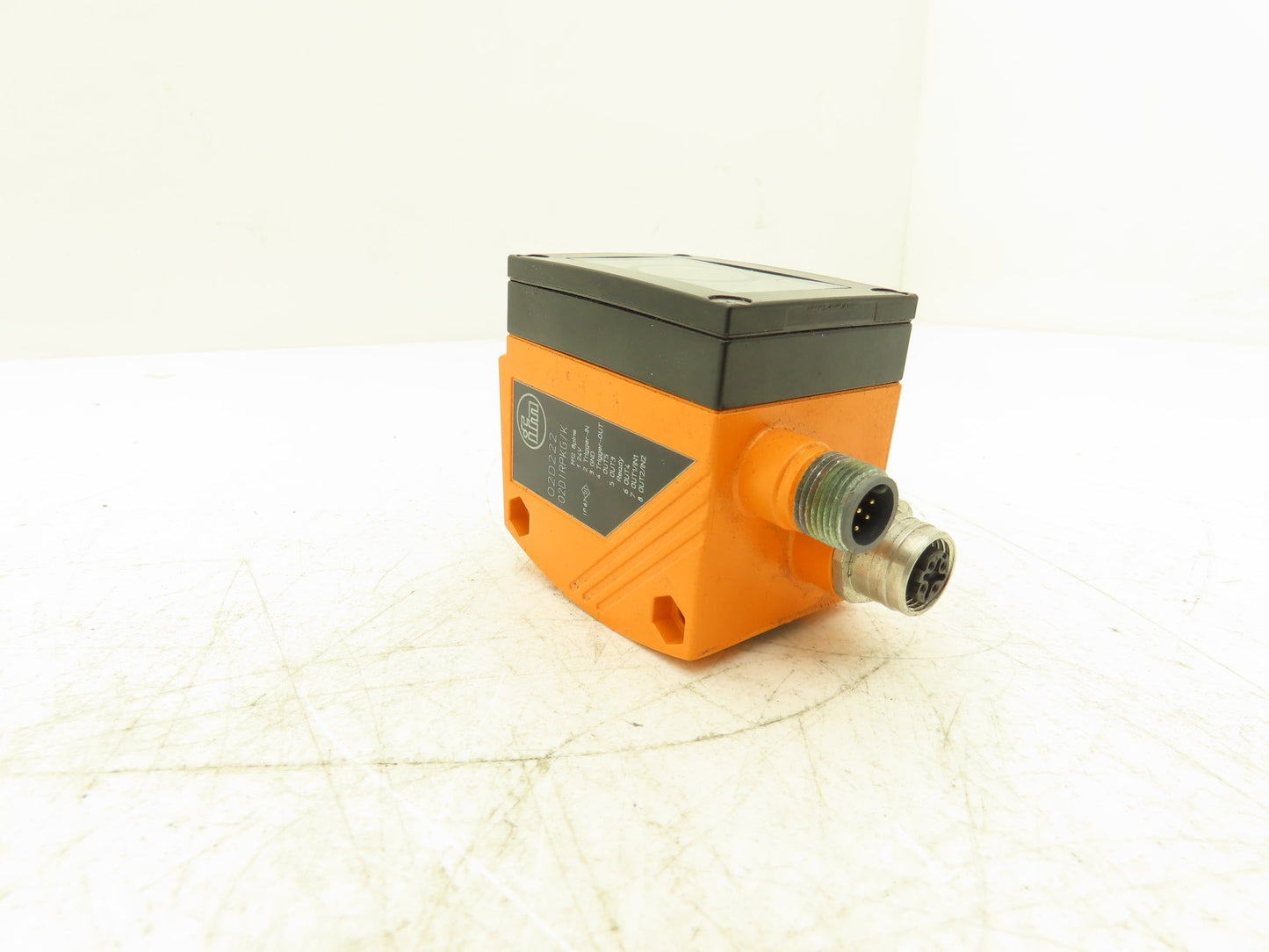 IFM 02D222 Vision Sensor Head Manual Focus 4 & 8 Pin