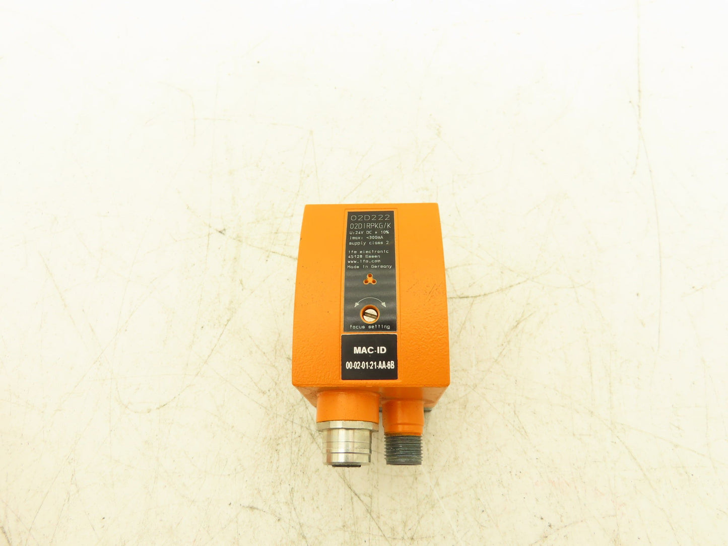 IFM 02D222 Vision Sensor Head Manual Focus 4 & 8 Pin