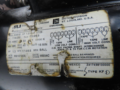 SPX Hytec 100888 Hydraulic Power Workholding Pump Unit 2.5gal 115V