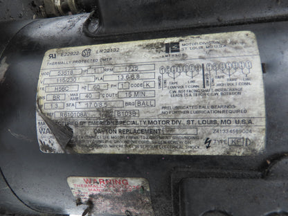 SPX Hytec 100888 Hydraulic Power Workholding Pump Unit 2.5gal 115V