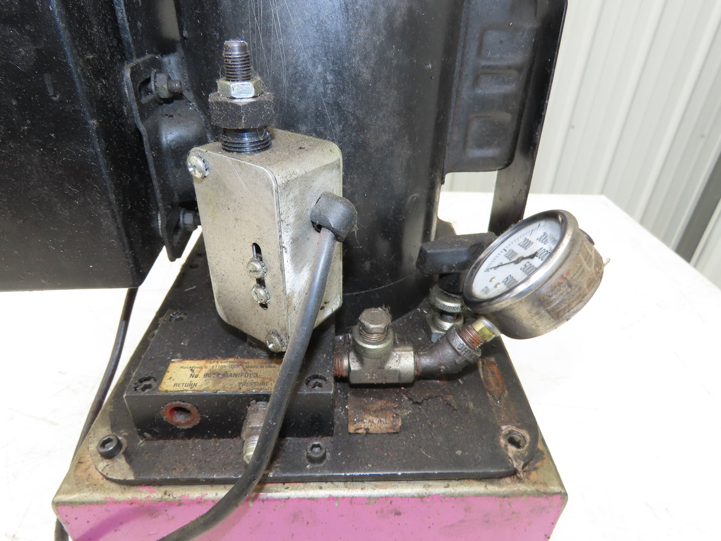 SPX Hytec 100888 Hydraulic Power Workholding Pump Unit 2.5gal 115V