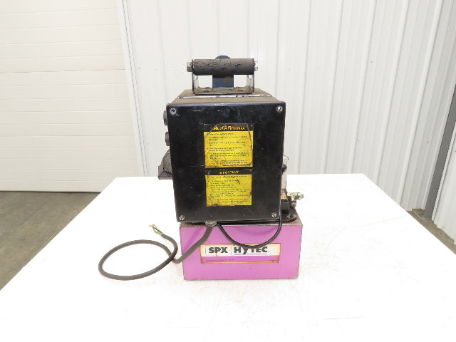 SPX Hytec 100888 Hydraulic Power Workholding Pump Unit 2.5gal 115V