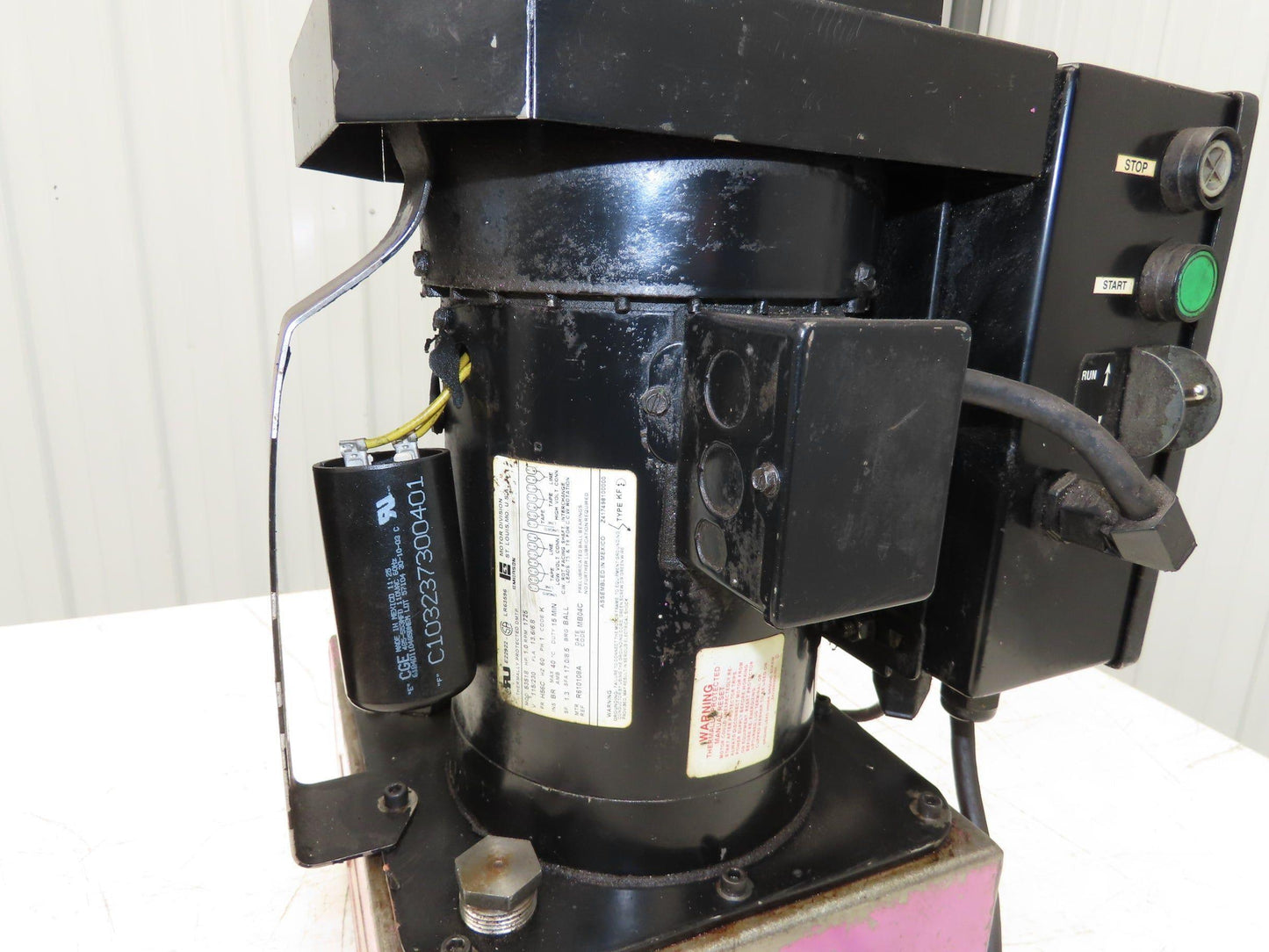 SPX Hytec 100888 Hydraulic Power Workholding Pump Unit 2.5gal 115V