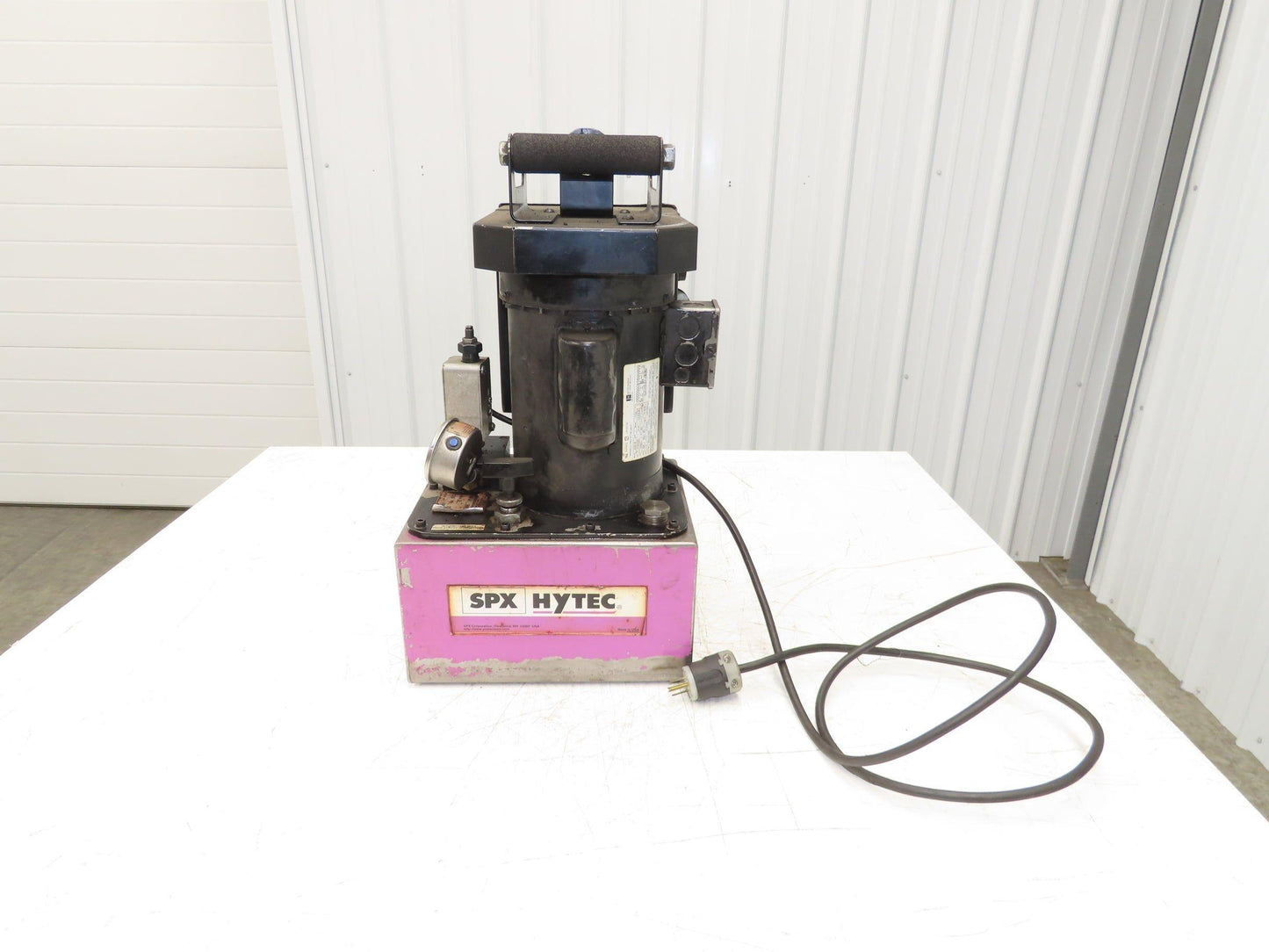 SPX Hytec 100888 Hydraulic Power Workholding Pump Unit 2.5gal 115V
