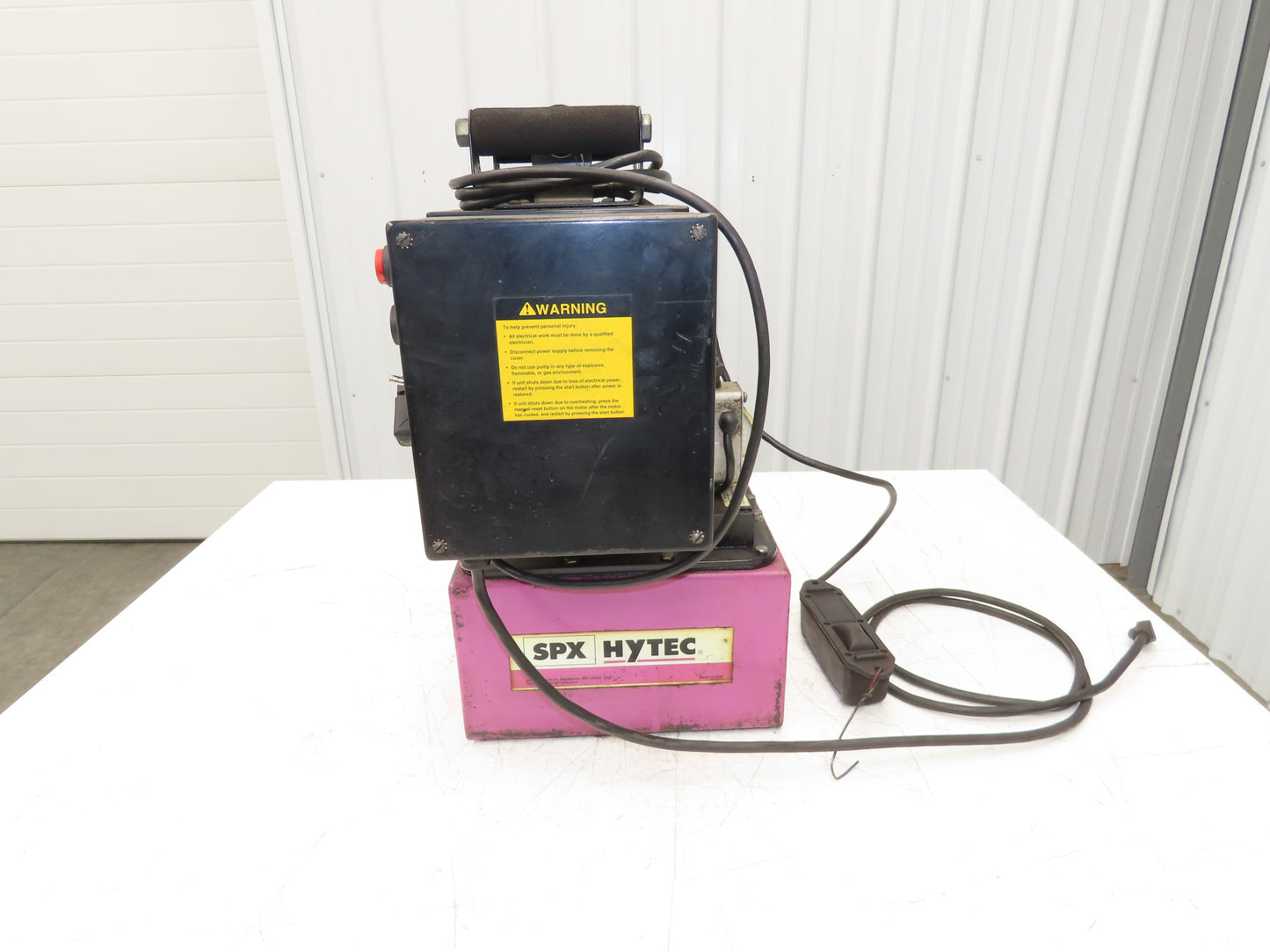 SPX Hytec 100888 Hydraulic Power Workholding Pump Unit 2.5gal 115V
