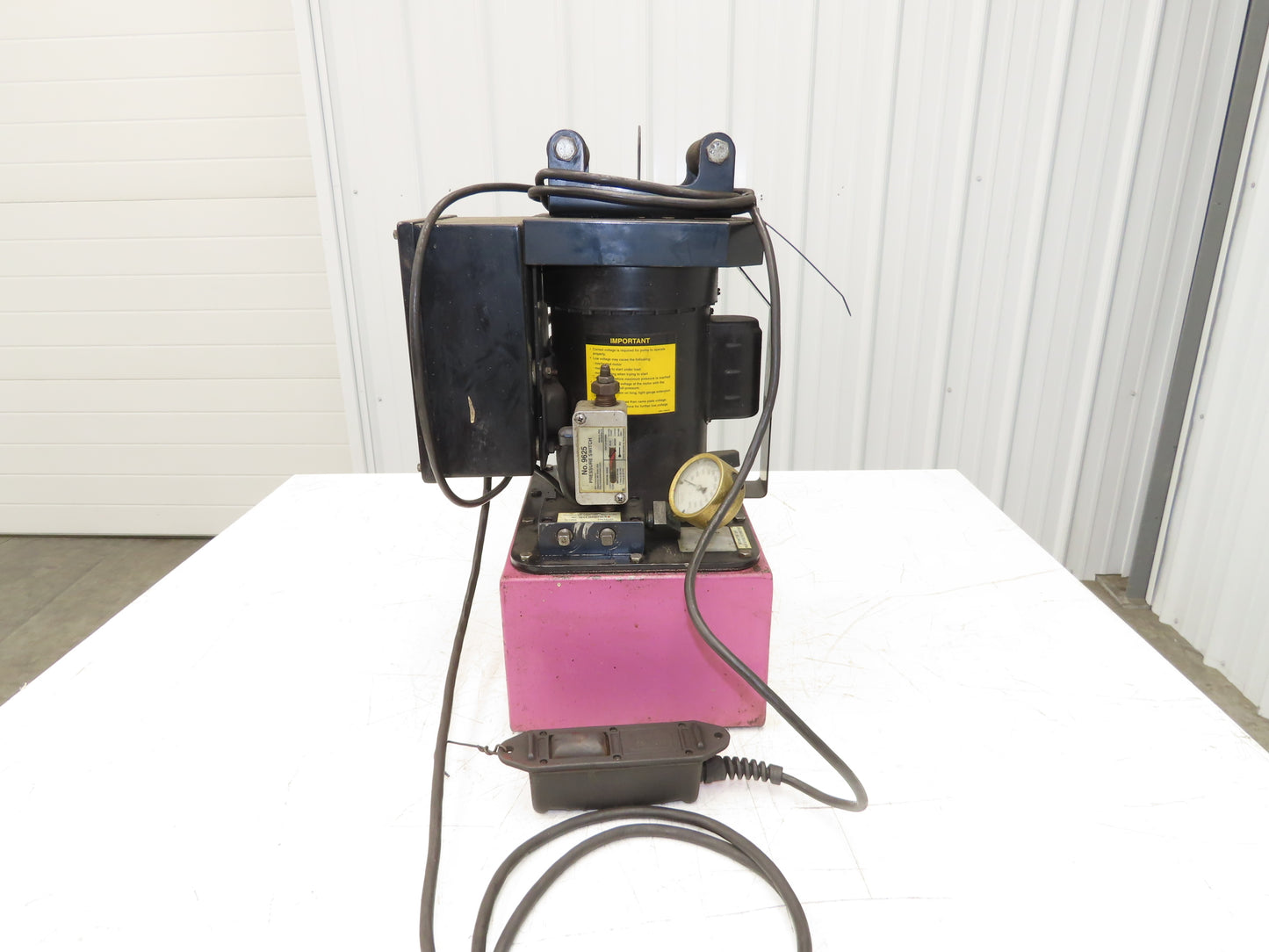 SPX Hytec 100888 Hydraulic Power Workholding Pump Unit 2.5gal 115V