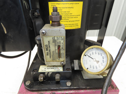 SPX Hytec 100888 Hydraulic Power Workholding Pump Unit 2.5gal 115V