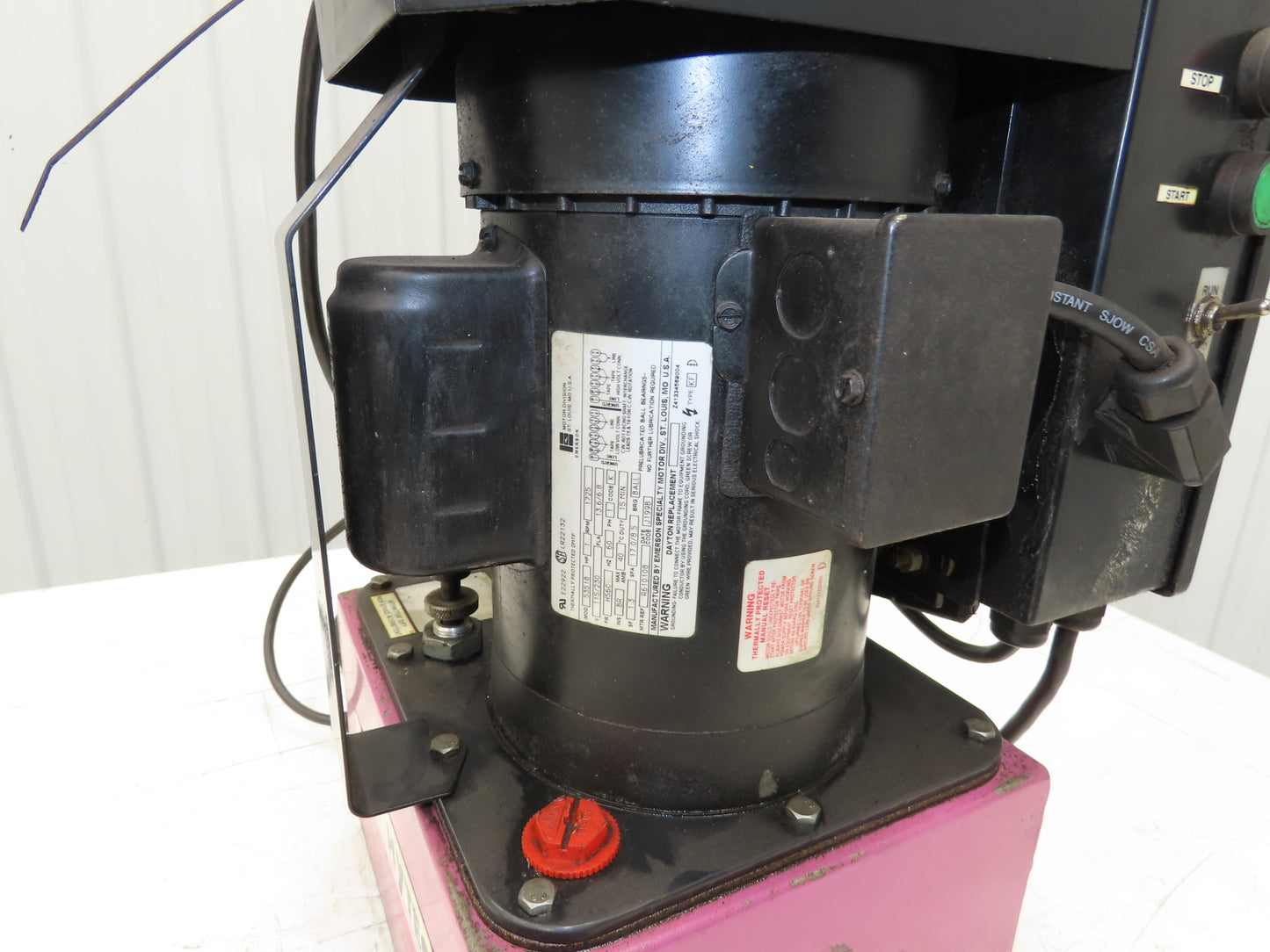 SPX Hytec 100888 Hydraulic Power Workholding Pump Unit 2.5gal 115V