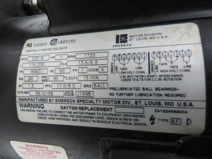 SPX Hytec 100888 Hydraulic Power Workholding Pump Unit 2.5gal 115V