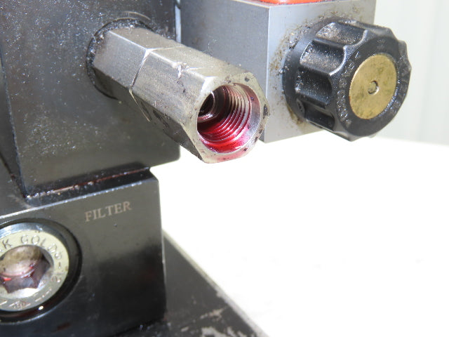 Vektek Vector Flo Hydraulic Manual Workholding Pump Power Pack 2.5gal 5000psi