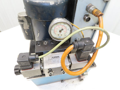 Vektek Vector Flo Hydraulic Manual Workholding Pump Power Pack 2.5gal 5000psi