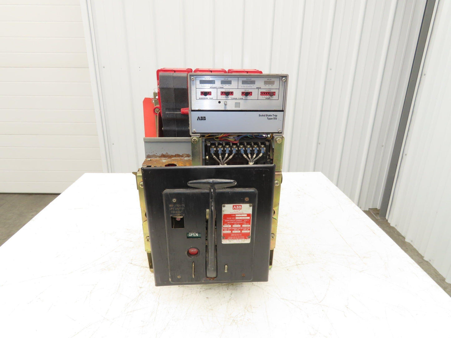 ABB K-600S Low Voltage Power Air Circuit Breaker 600A 600V Solid State Trip