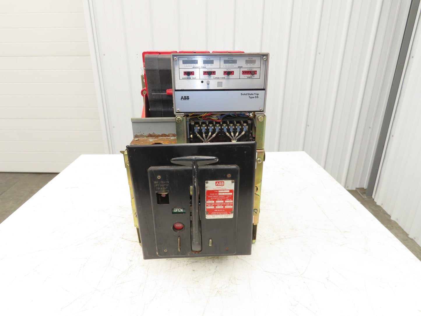 ABB K-600S Low Voltage Power Air Circuit Breaker 600A 600V Solid State Trip