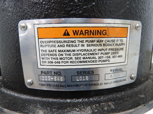 Graco 223646 Quiet Viscount II Hydraulic Pump Motor Series L01B