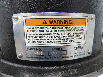 Graco 223646 Quiet Viscount II Hydraulic Pump Motor Series L01B