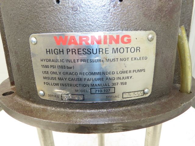 Graco 210-107 Viscount II Hydraulic Pump Motor 1500 PSI