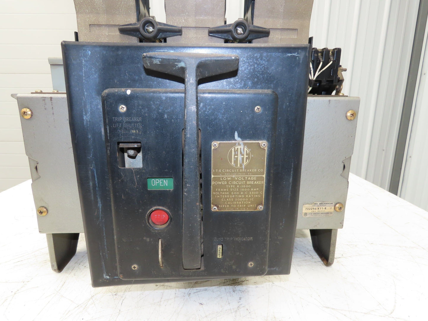 ITE K-1600 Low Voltage Power Air Circuit Breaker 1600A 600V