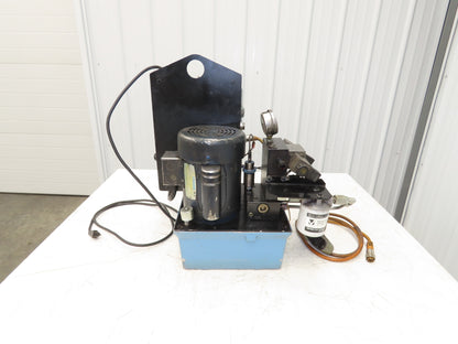 Vektek Vector Flo Hydraulic Manual Workholding Pump Power Pack 2.5gal 5000psi