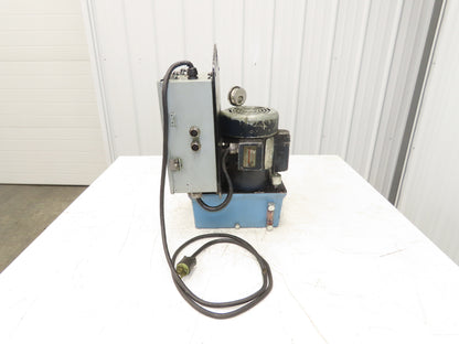 Vektek Vector Flo Hydraulic Manual Workholding Pump Power Pack 2.5gal 5000psi