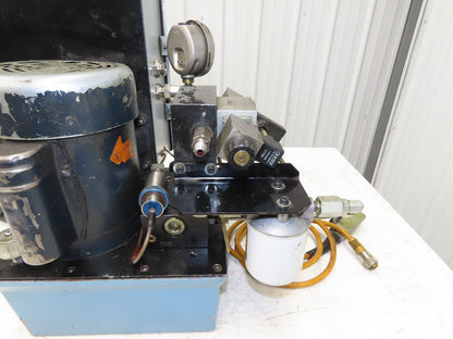 Vektek Vector Flo Hydraulic Manual Workholding Pump Power Pack 2.5gal 5000psi