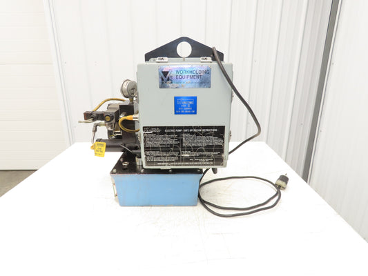 Vektek Vector Flo Hydraulic Manual Workholding Pump Power Pack 2.5gal 5000psi