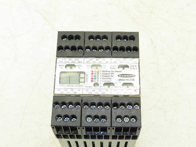 Banner MMD-TA-12B Safety Relay Muting Module Unit 24V AC/DC Din Rail Mount