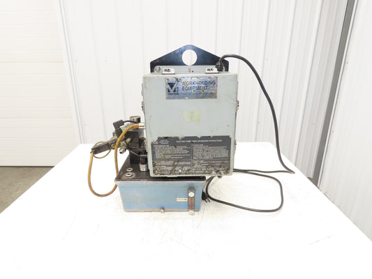 Vektek Vector Flo Hydraulic Manual Workholding Pump Power Pack 2.5gal 5000psi