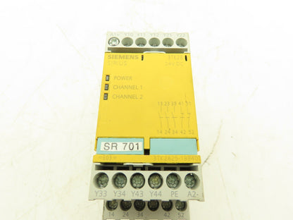 Siemens 3TK2825-1BB40 Sirius Safety Relay Control Unit Module Din Rail Mount