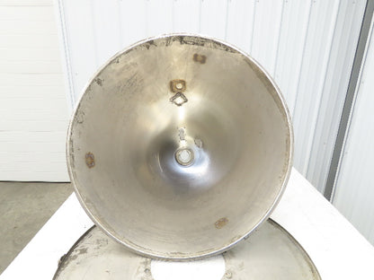 Stainless Vacuum Receiver Loader 30" Hopper 26 Gallon Injection Molding Plastic