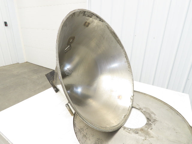 Stainless Vacuum Receiver Loader 30" Hopper 26 Gallon Injection Molding Plastic