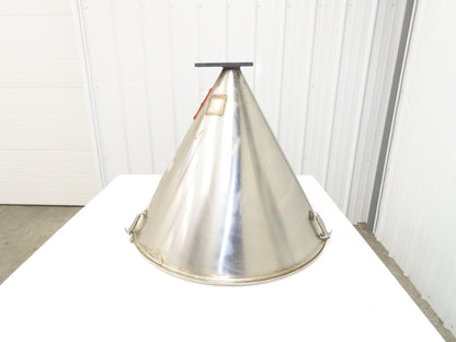 Stainless Vacuum Receiver Loader 30" Hopper 26 Gallon Injection Molding Plastic