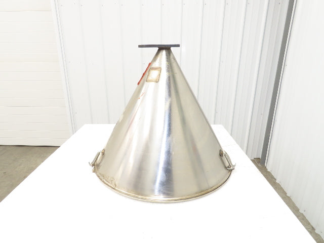 Stainless Vacuum Receiver Loader 30" Hopper 26 Gallon Injection Molding Plastic