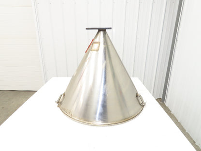 Stainless Vacuum Receiver Loader 30" Hopper 26 Gallon Injection Molding Plastic