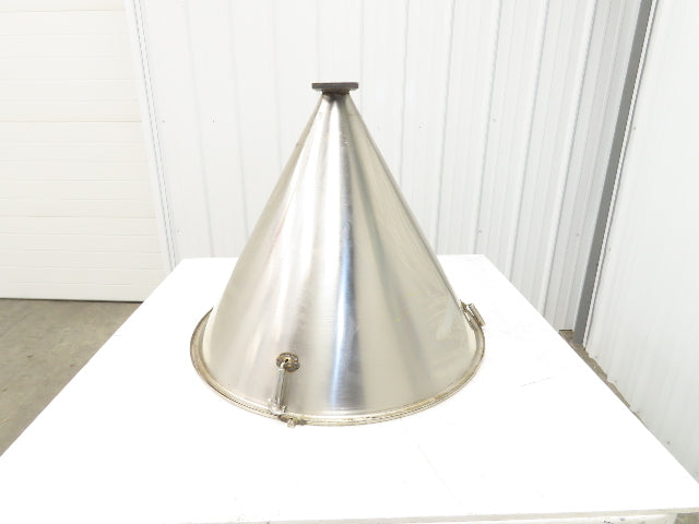 Stainless Vacuum Receiver Loader 30" Hopper 26 Gallon Injection Molding Plastic