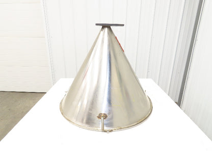Stainless Vacuum Receiver Loader 30" Hopper 26 Gallon Injection Molding Plastic