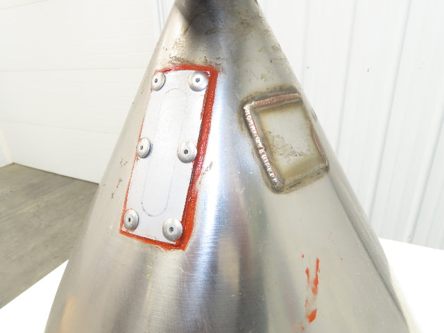 Stainless Vacuum Receiver Loader 30" Hopper 26 Gallon Injection Molding Plastic
