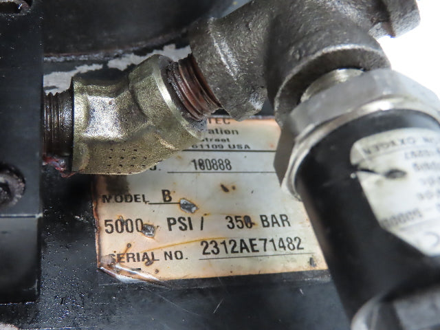 SPX Hytec 100888 Model B Hydraulic Power Workholding Pump Unit 2.5gal 115V