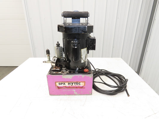 SPX Hytec 100888 Model B Hydraulic Power Workholding Pump Unit 2.5gal 115V