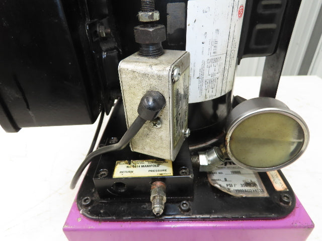 SPX Hytec 100888 Model B Hydraulic Power Workholding Pump Unit 2.5gal 115V