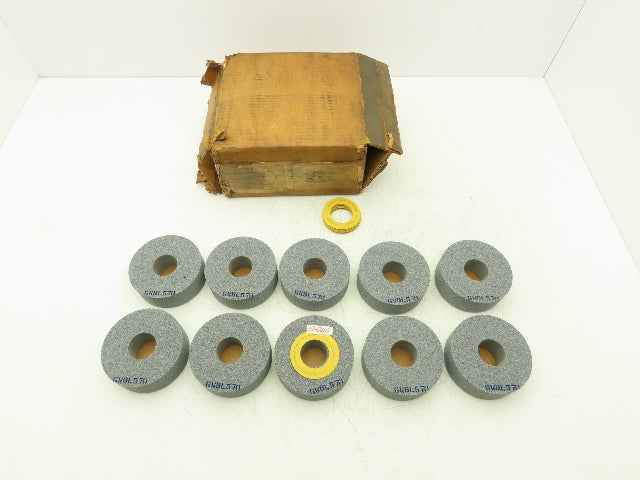 Norton GWBL-570 Grinding Wheel 4.5x1.55x1.5" Lot of 10