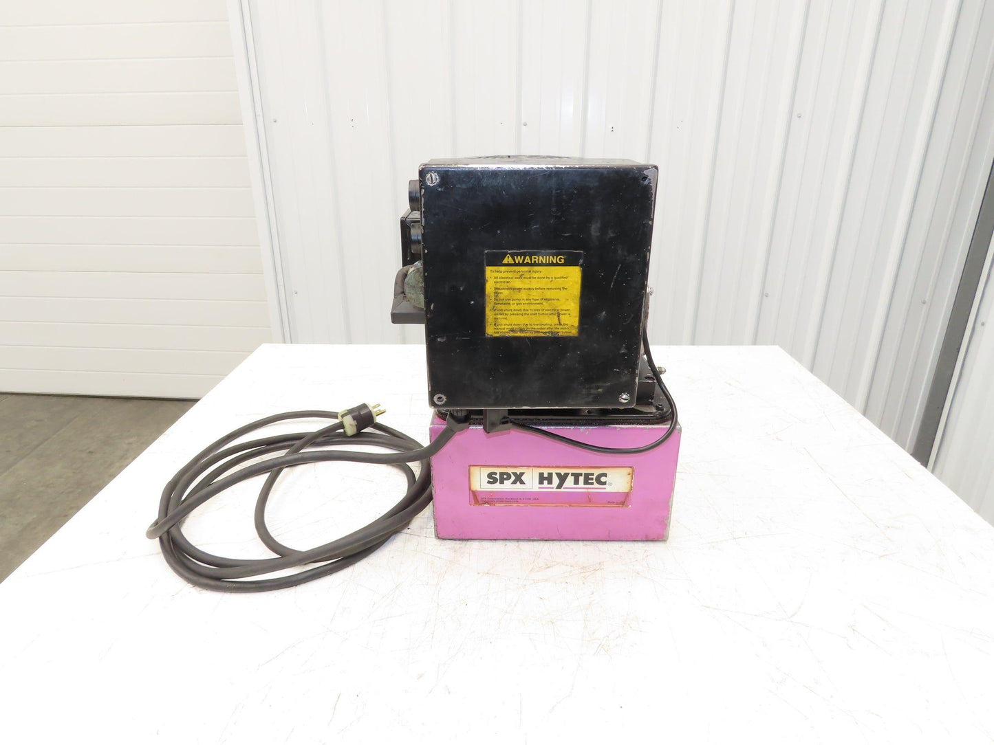 SPX Hytec 100888 Model B Hydraulic Power Workholding Pump Unit 2.5gal 115V