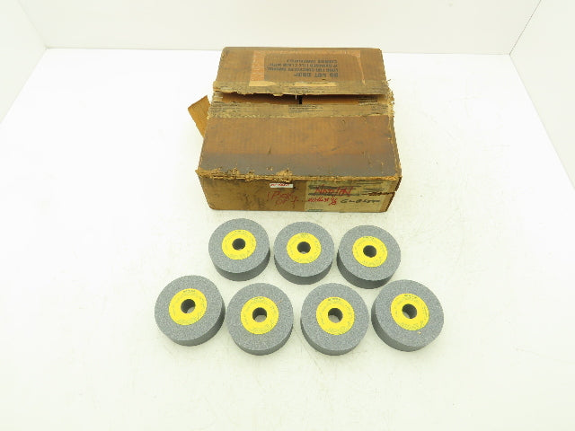 Norton 53A80-KVBE Grinding Wheel 8120rpm 4x1.5x.875" Lot of 7
