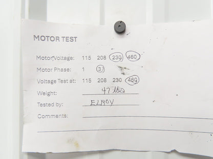 Reliance B72V6182M-ZG Explosion Proof AC Motor 2Hp 1725 RPM 230/460V 3PH 145TC