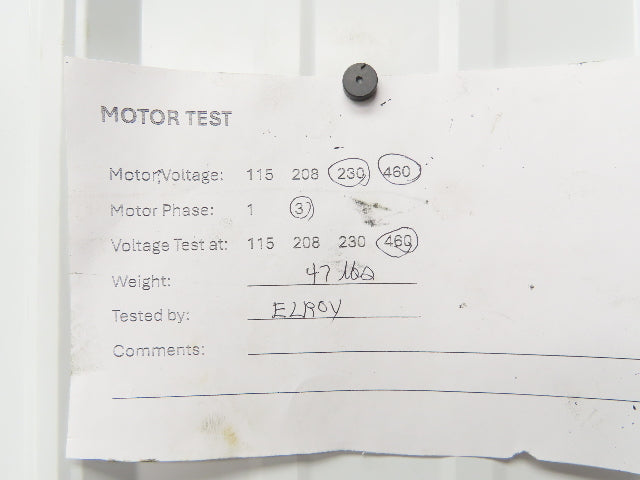 Reliance B72V6182M-ZG Explosion Proof AC Motor 2Hp 1725 RPM 230/460V 3PH 145TC