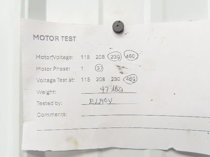 Reliance B72V6182M-ZG Explosion Proof AC Motor 2Hp 1725 RPM 230/460V 3PH 145TC