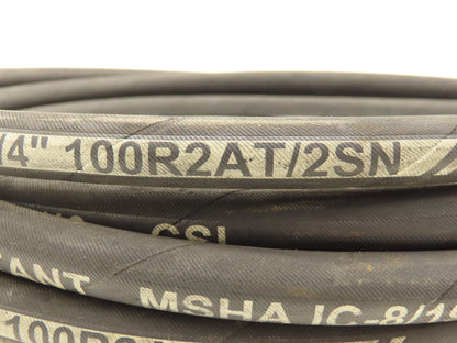 1/4" Flame Resistant Hydraulic Hose 5800psi w/Parker No-Spill Quick Connect 20'