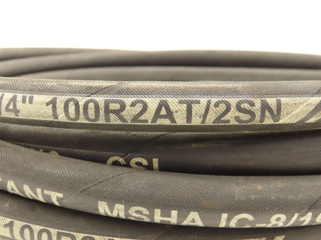 1/4" Flame Resistant Hydraulic Hose 5800psi w/Parker No-Spill Quick Connect 20'