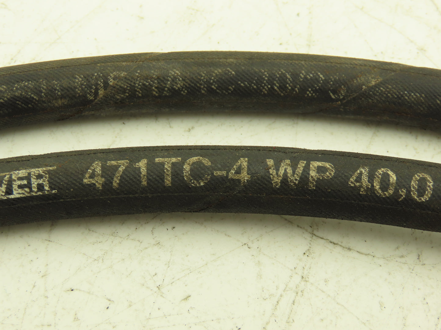 Parker 1/4" Hydraulic Hose 5800psi Parker No-Spill Quick Connect 15.5' Lot of 2