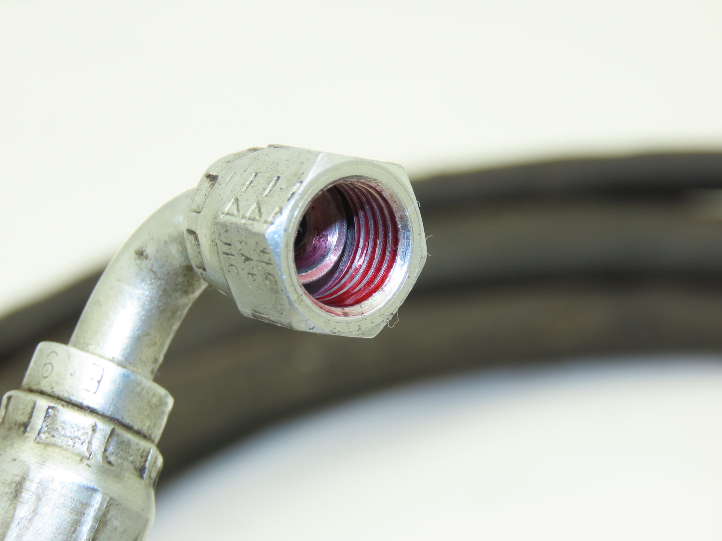 Parker 1/4" Hydraulic Hose 5800psi Parker No-Spill Quick Connect 15.5' Lot of 2