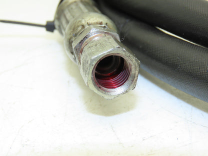 1/4" Hydraulic Hose 5800psi Parker No-Spill Quick Connect 10' Lot of 2